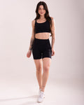Short Legging Fitness Sem Costura No Gancho