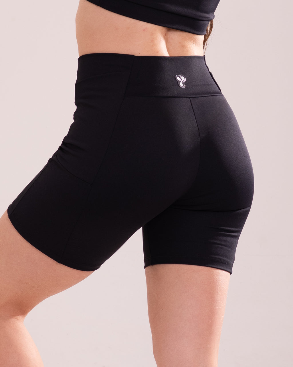 Short Legging Fitness Sem Costura No Gancho
